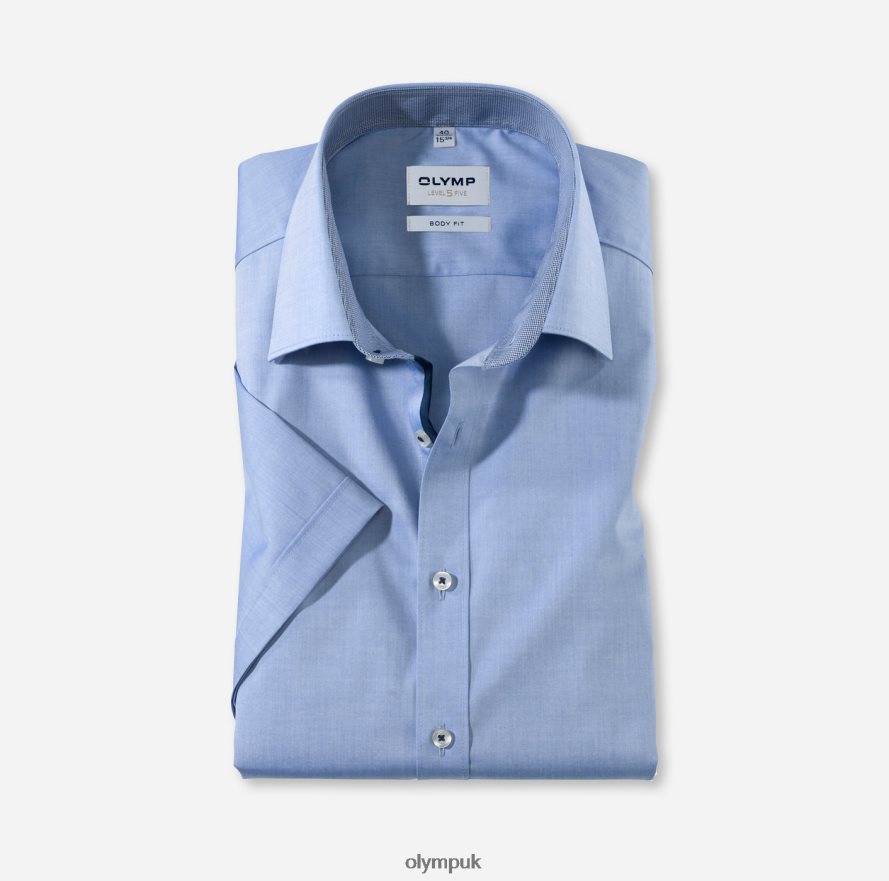 Clothing OLYMP Level Five Body Fit, Business Shirt, New York Kent, Royal NZ22L587