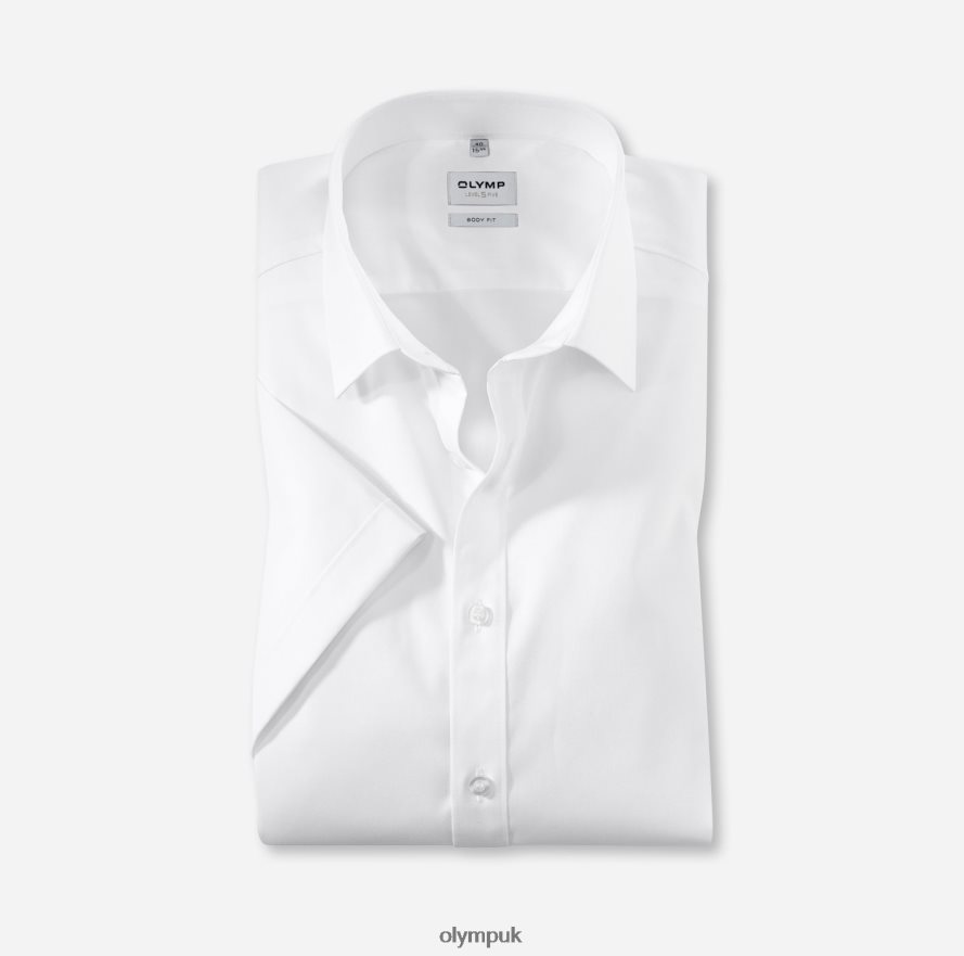 Clothing OLYMP Level Five Body Fit, Business Shirt, New York Kent, White NZ22L835