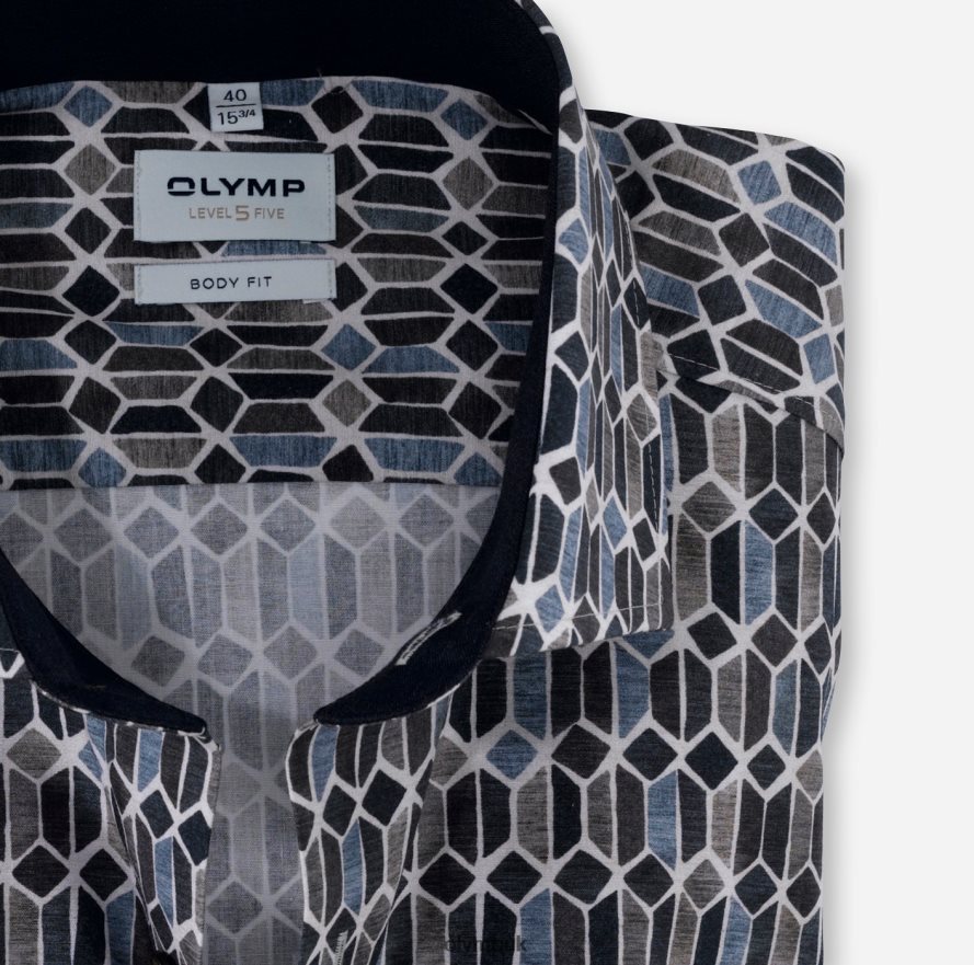 Clothing OLYMP Level Five Body Fit, Business Shirt, Royal Kent, Natural NZ22L713