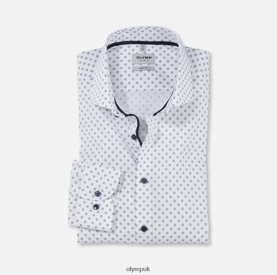 Clothing OLYMP Level Five Body Fit, Business Shirt, Royal Kent, Red NZ22L524