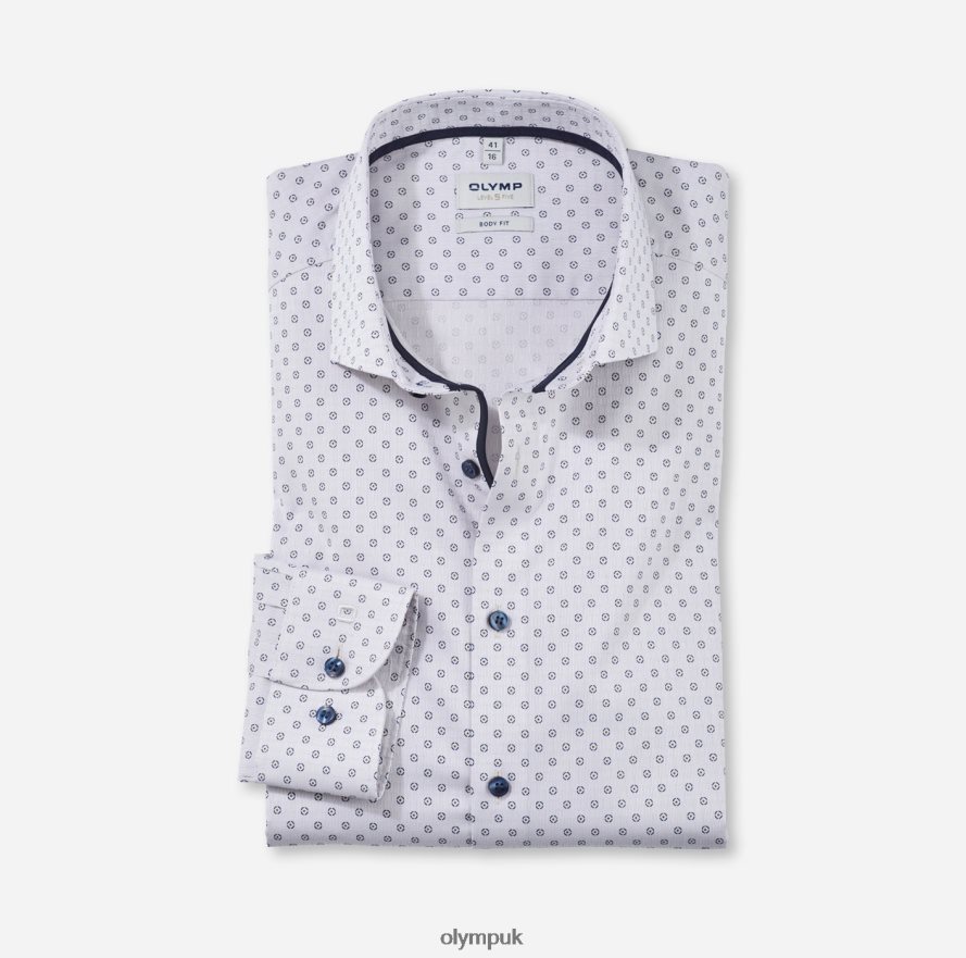 Clothing OLYMP Level Five Body Fit, Business Shirt, Royal Kent, Taupe NZ22L660