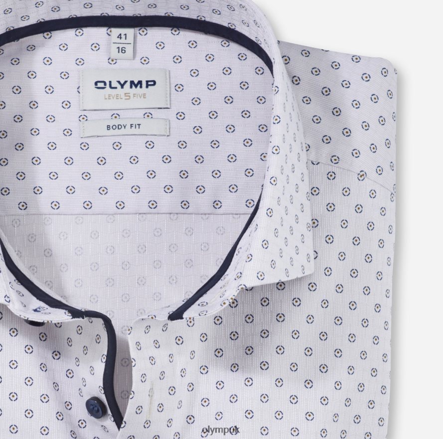 Clothing OLYMP Level Five Body Fit, Business Shirt, Royal Kent, Taupe NZ22L660