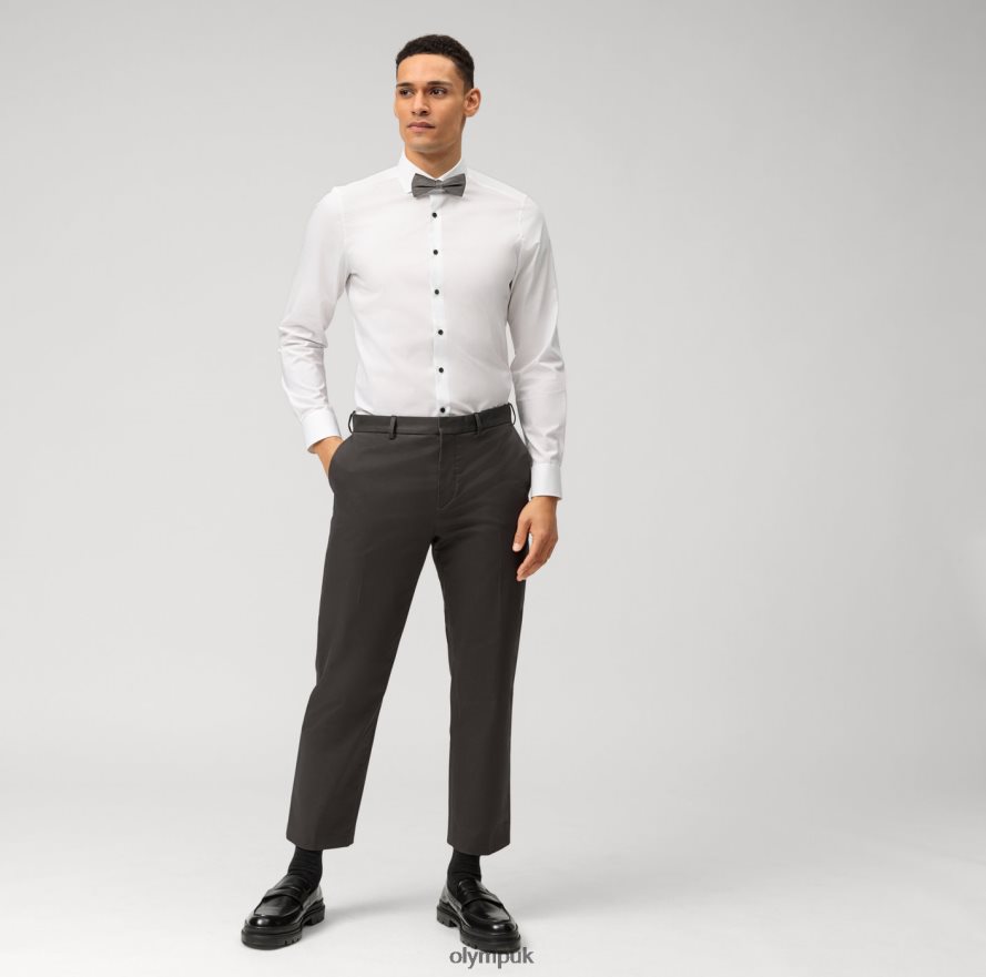 Clothing OLYMP Level Five Body Fit, Business Shirt, Royal Kent, White NZ22L691