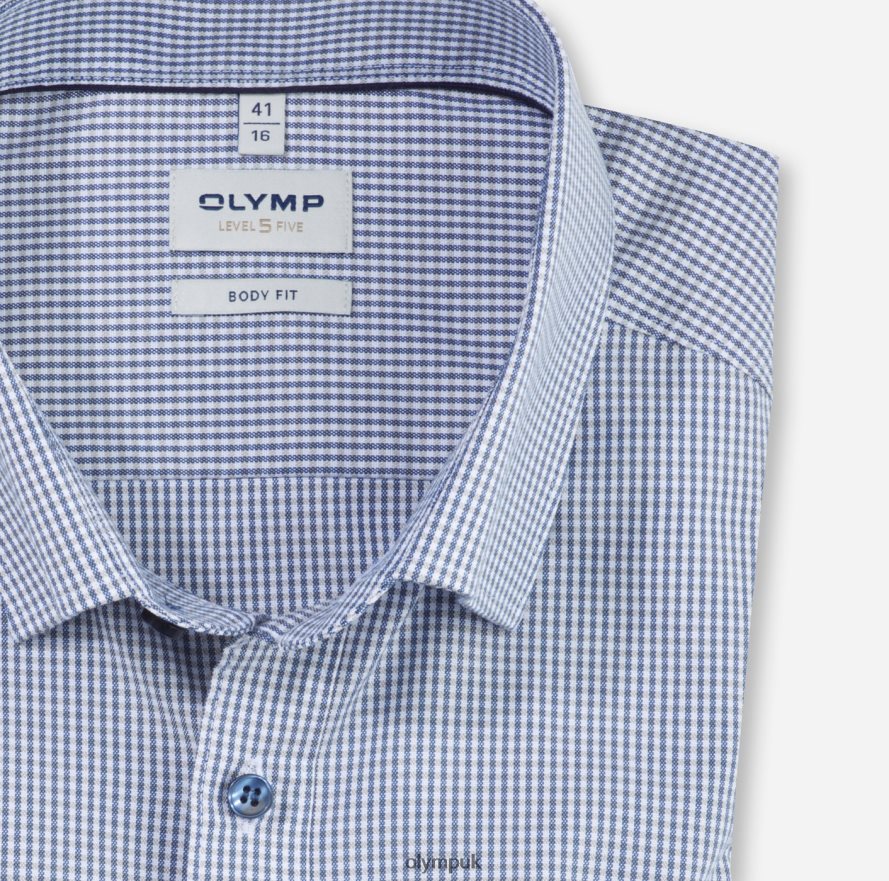 Clothing OLYMP Level Five Body Fit, Business Shirt, Under Button-Down, Taupe NZ22L788