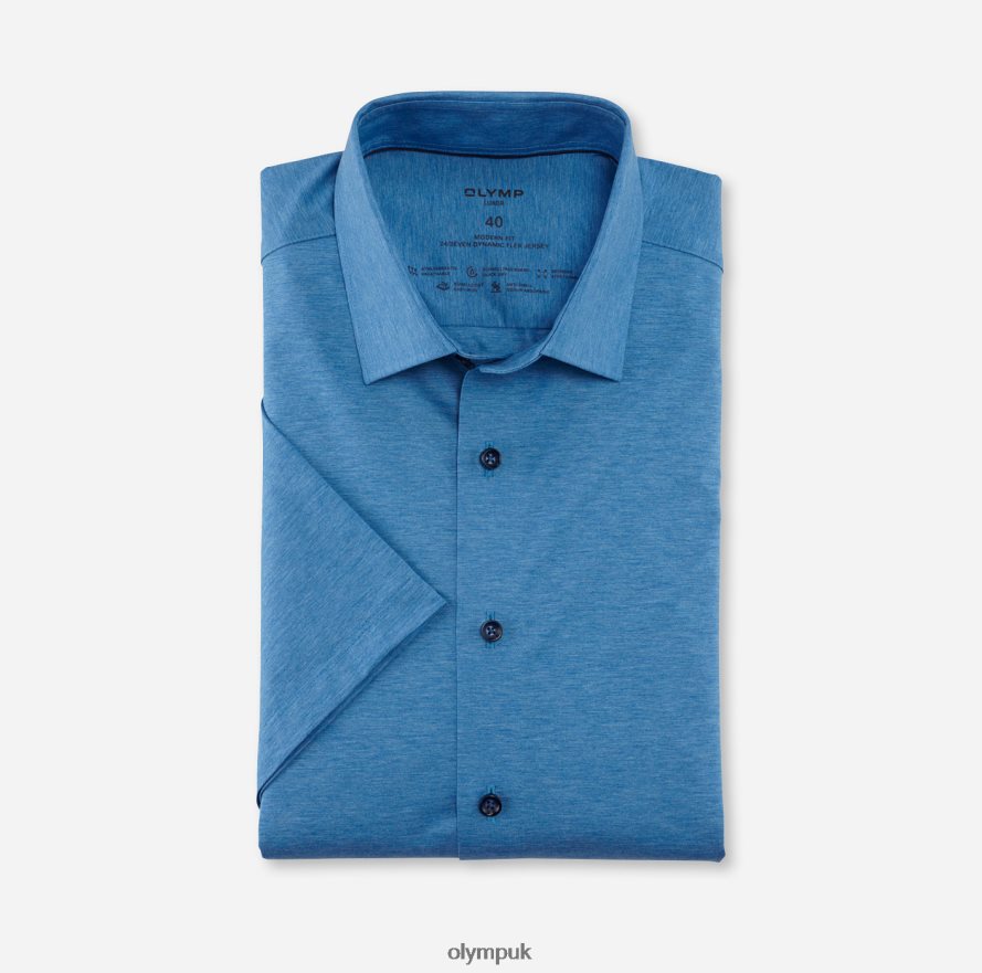 Clothing OLYMP Luxor 24/Seven Modern Fit, Business Shirt, New Kent, Blue NZ22L917