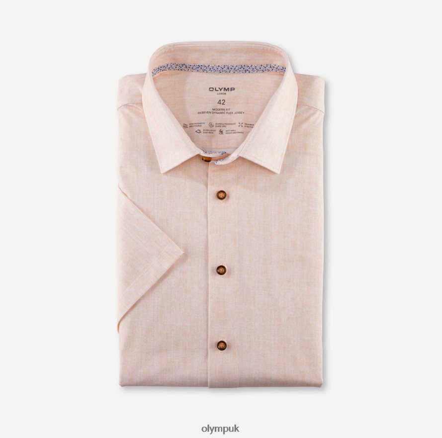 Clothing OLYMP Luxor 24/Seven Modern Fit, Business Shirt, New Kent, Mandarin NZ22L1198