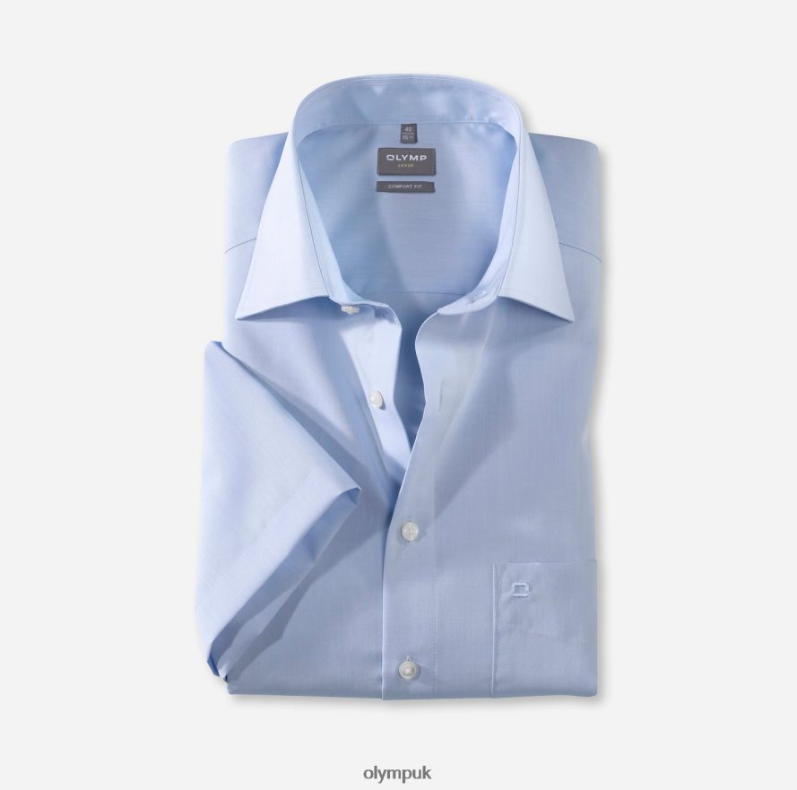 Clothing OLYMP Luxor Comfort Fit, Business Shirt, New Kent, Bleu NZ22L1688