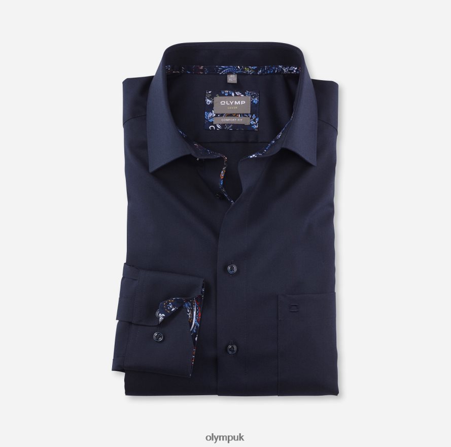 Clothing OLYMP Luxor Comfort Fit, Business Shirt, New Kent, Cobalt NZ22L1578