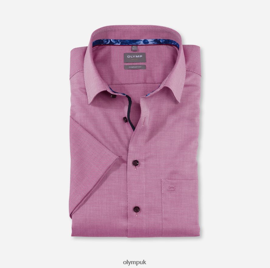Clothing OLYMP Luxor Comfort Fit, Business Shirt, New Kent, Fuchsia NZ22L1655