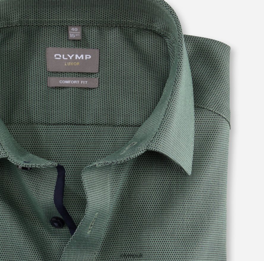 Clothing OLYMP Luxor Comfort Fit, Business Shirt, New Kent, Light Green NZ22L1554