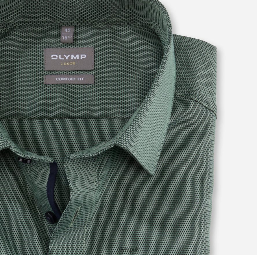 Clothing OLYMP Luxor Comfort Fit, Business Shirt, New Kent, Light Green NZ22L1587