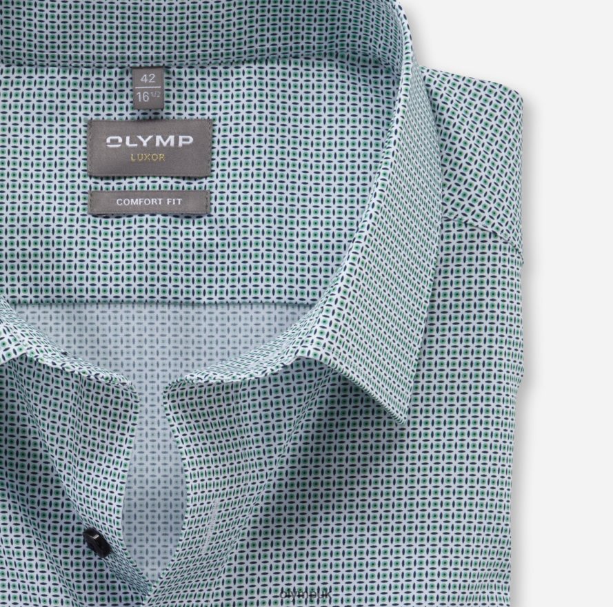 Clothing OLYMP Luxor Comfort Fit, Business Shirt, New Kent, Light Green NZ22L1614