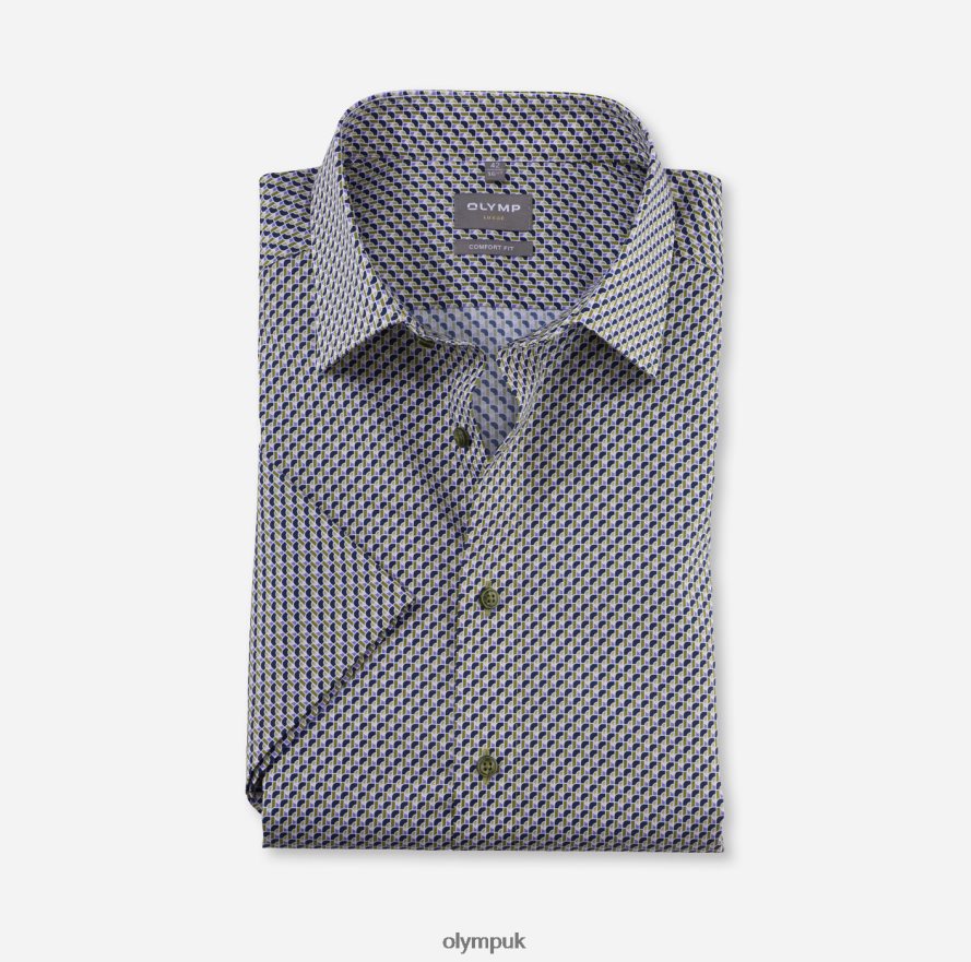 Clothing OLYMP Luxor Comfort Fit, Business Shirt, New Kent, Lime NZ22L1617