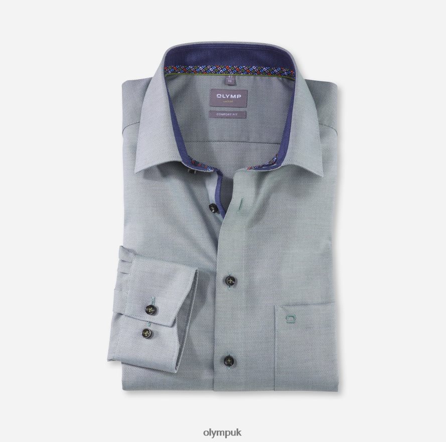 Clothing OLYMP Luxor Comfort Fit, Business Shirt, New Kent, Lime NZ22L1642