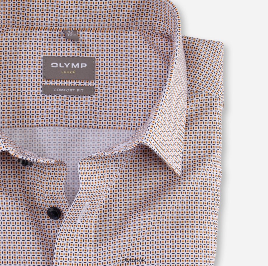 Clothing OLYMP Luxor Comfort Fit, Business Shirt, New Kent, Mandarin NZ22L1487