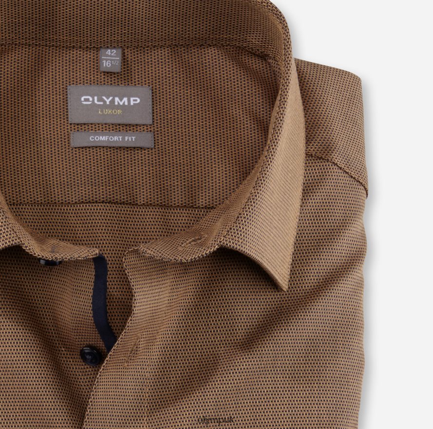 Clothing OLYMP Luxor Comfort Fit, Business Shirt, New Kent, Mandarin NZ22L1504