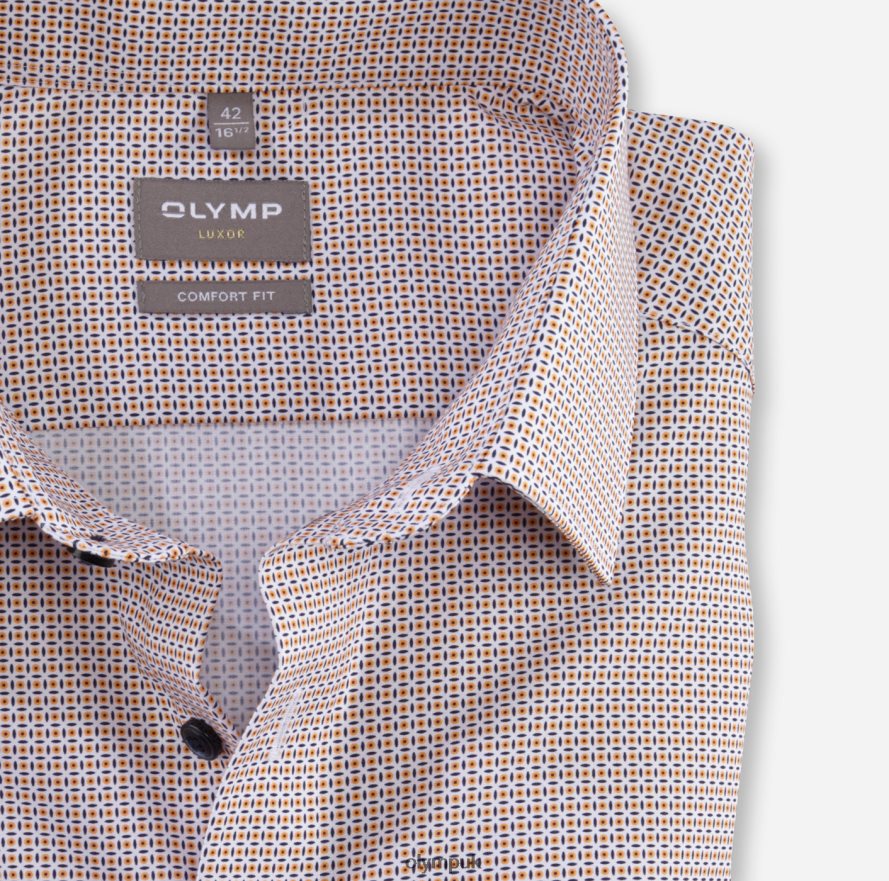 Clothing OLYMP Luxor Comfort Fit, Business Shirt, New Kent, Mandarin NZ22L1536