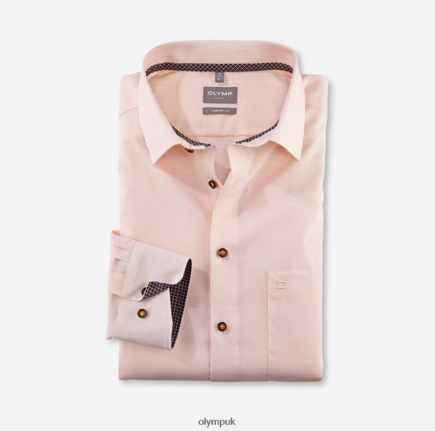 Clothing OLYMP Luxor Comfort Fit, Business Shirt, New Kent, Mandarin NZ22L1611