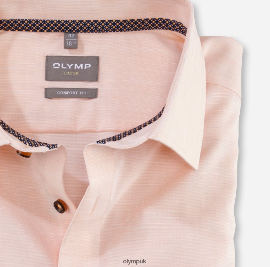 Clothing OLYMP Luxor Comfort Fit, Business Shirt, New Kent, Mandarin NZ22L1611