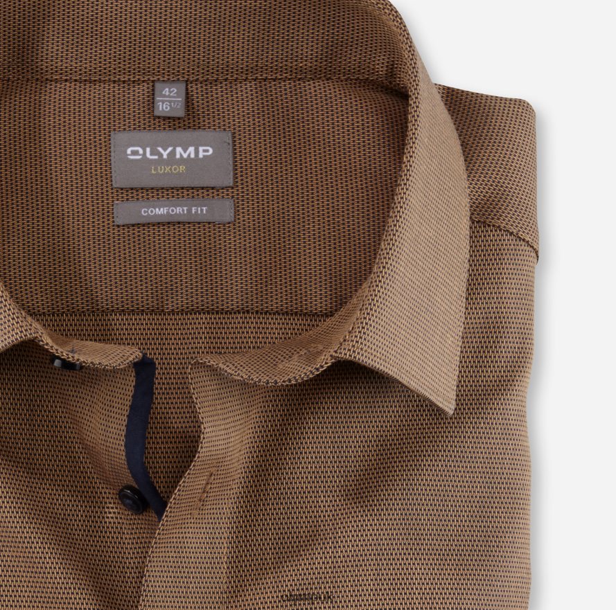 Clothing OLYMP Luxor Comfort Fit, Business Shirt, New Kent, Mandarin NZ22L1616