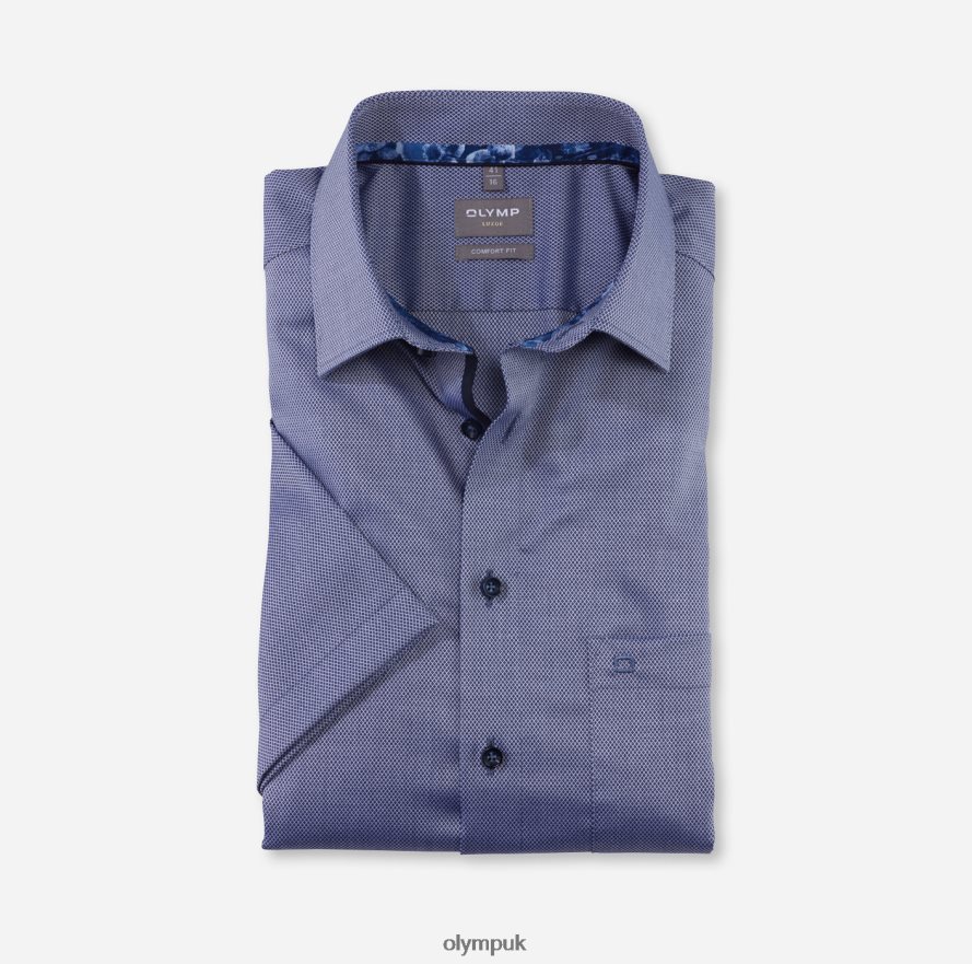 Clothing OLYMP Luxor Comfort Fit, Business Shirt, New Kent, Marine NZ22L1639