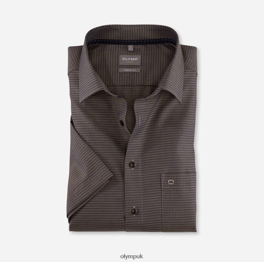 Clothing OLYMP Luxor Comfort Fit, Business Shirt, New Kent, Natural NZ22L1484