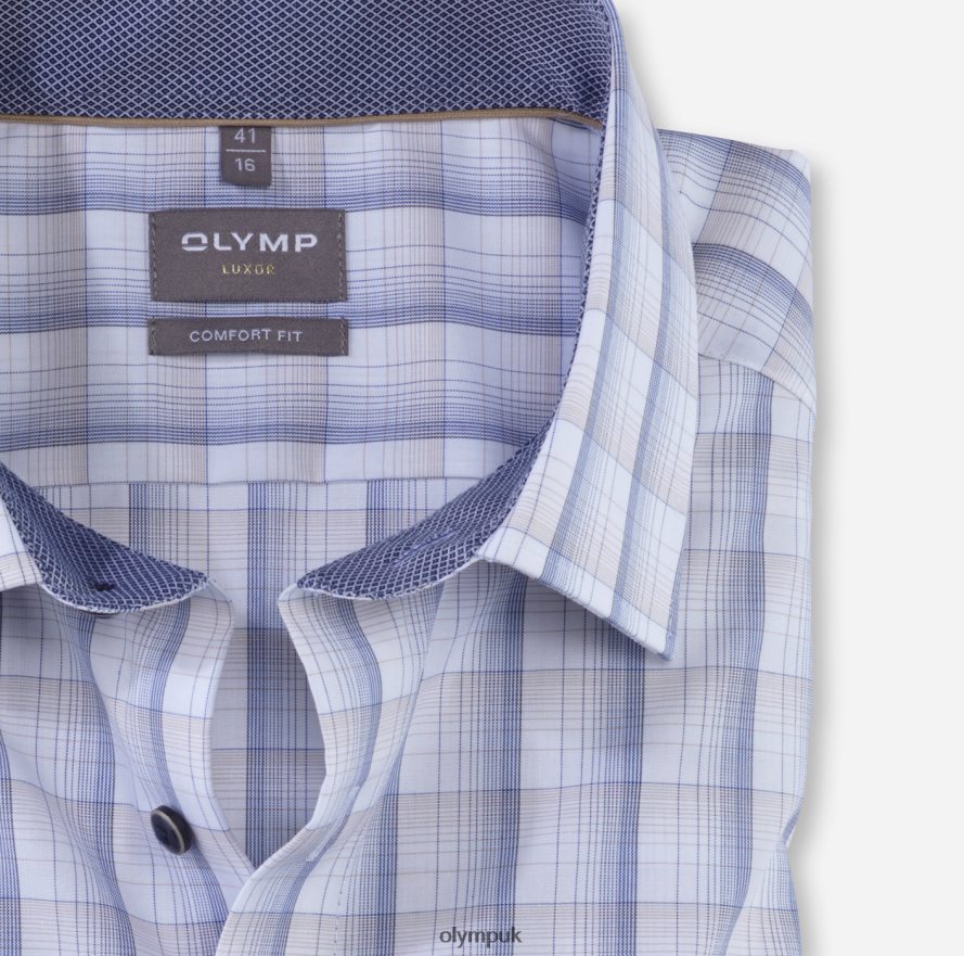 Clothing OLYMP Luxor Comfort Fit, Business Shirt, New Kent, Natural NZ22L1515