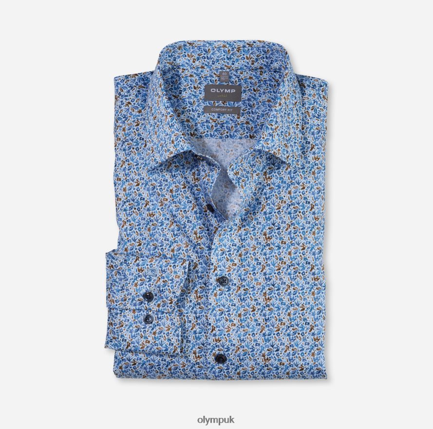 Clothing OLYMP Luxor Comfort Fit, Business Shirt, New Kent, Natural NZ22L1568