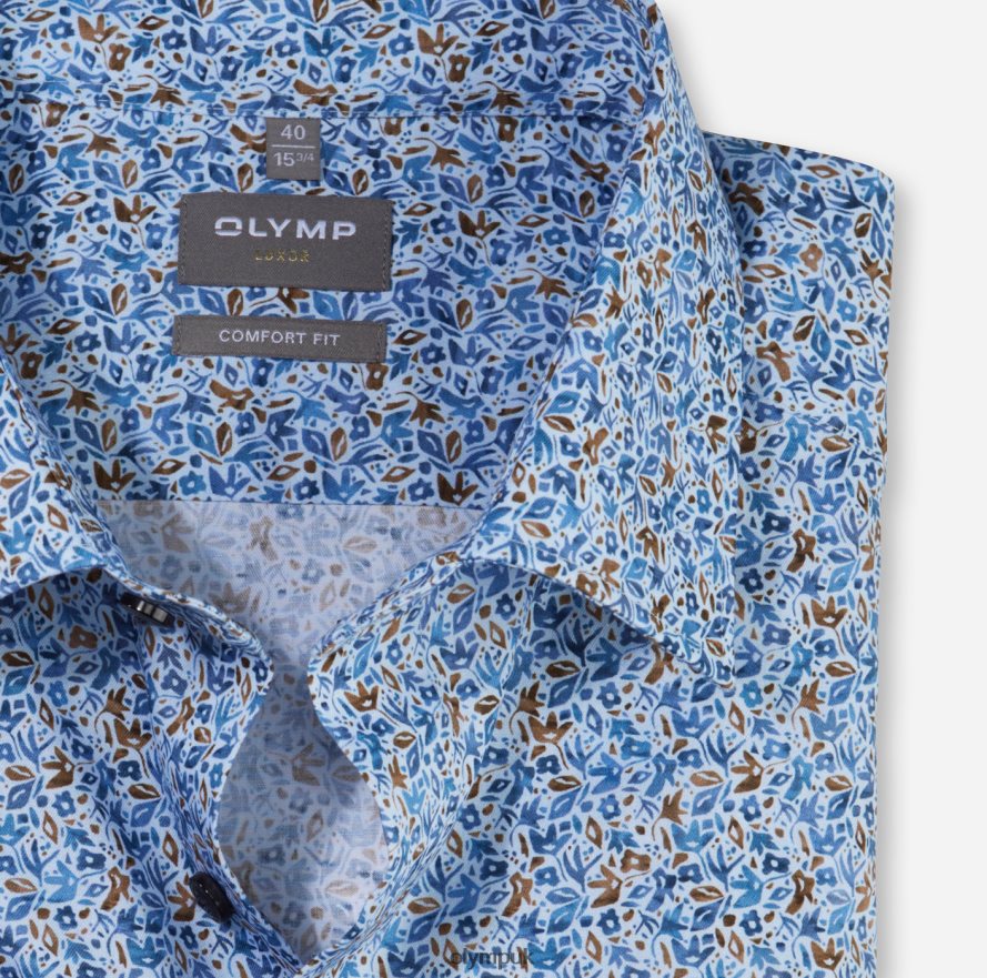 Clothing OLYMP Luxor Comfort Fit, Business Shirt, New Kent, Natural NZ22L1568