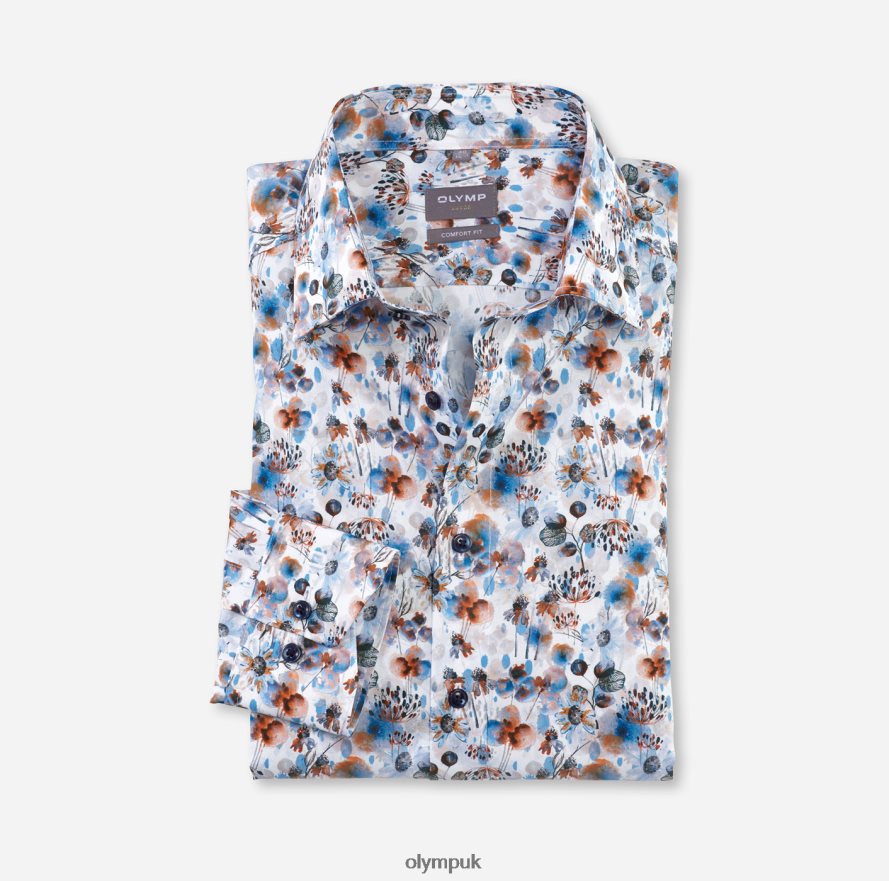 Clothing OLYMP Luxor Comfort Fit, Business Shirt, New Kent, Orange NZ22L1491