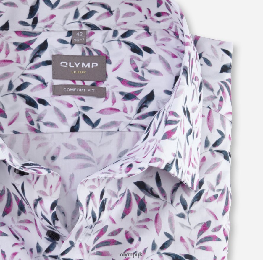 Clothing OLYMP Luxor Comfort Fit, Business Shirt, New Kent, Rose NZ22L1549