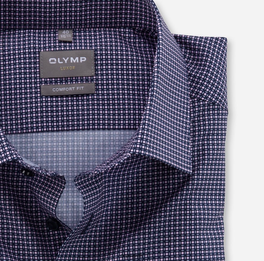 Clothing OLYMP Luxor Comfort Fit, Business Shirt, New Kent, Rose NZ22L1565