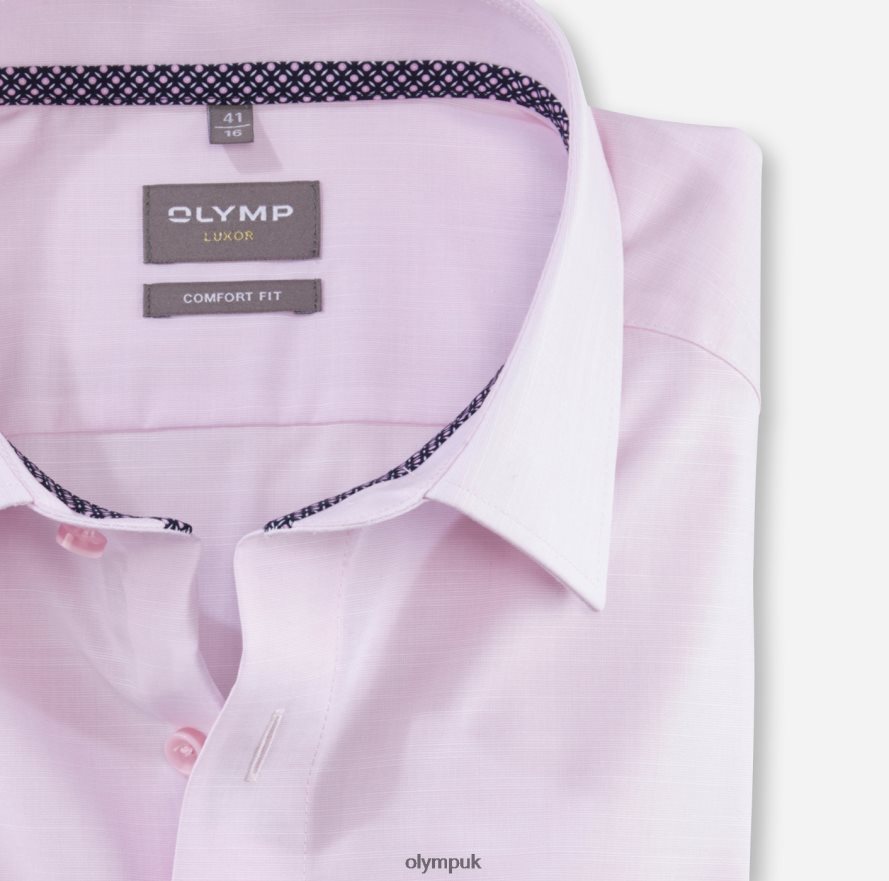 Clothing OLYMP Luxor Comfort Fit, Business Shirt, New Kent, Rose NZ22L1594