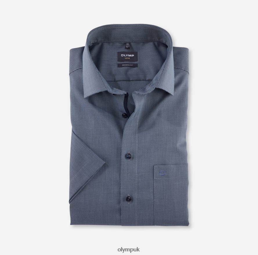 Clothing OLYMP Luxor Modern Fit, Business Shirt, Global Kent, Bleu NZ22L945