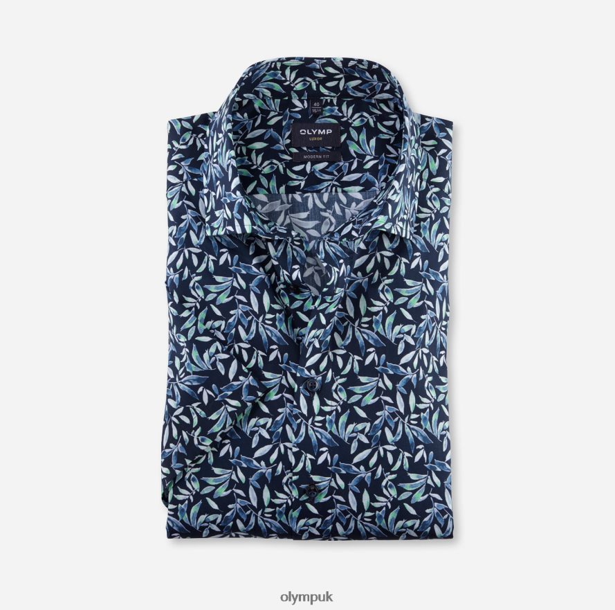 Clothing OLYMP Luxor Modern Fit, Business Shirt, Global Kent, Light Green NZ22L1035