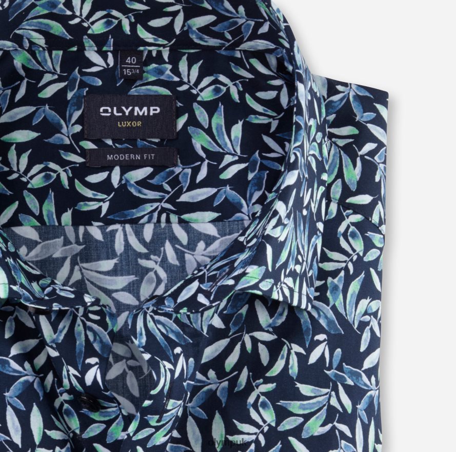 Clothing OLYMP Luxor Modern Fit, Business Shirt, Global Kent, Light Green NZ22L1035