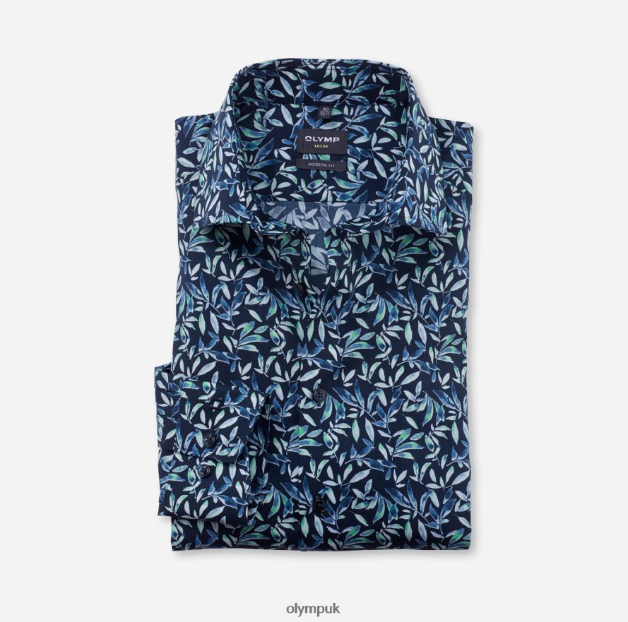 Clothing OLYMP Luxor Modern Fit, Business Shirt, Global Kent, Light Green NZ22L1130