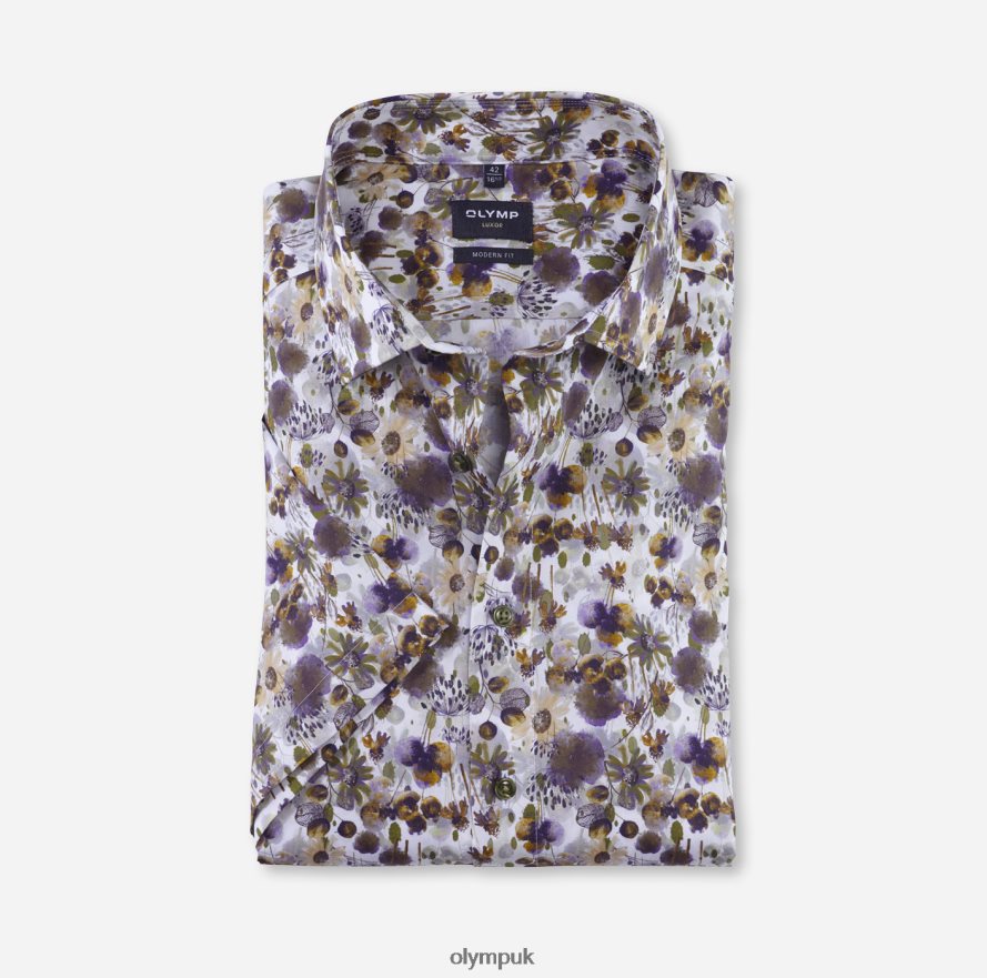 Clothing OLYMP Luxor Modern Fit, Business Shirt, Global Kent, Lime NZ22L1154