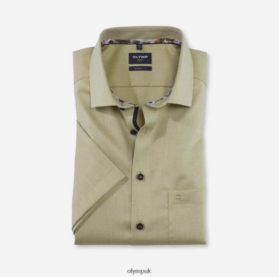 Clothing OLYMP Luxor Modern Fit, Business Shirt, Global Kent, Lime NZ22L990