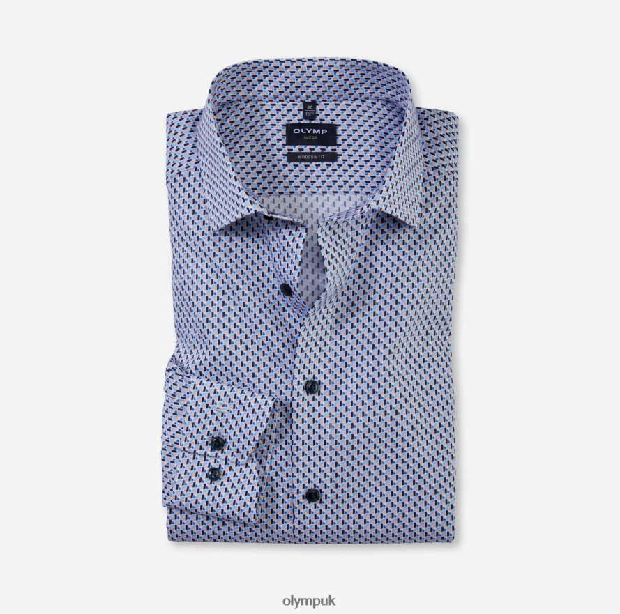 Clothing OLYMP Luxor Modern Fit, Business Shirt, Global Kent, Orange NZ22L1192