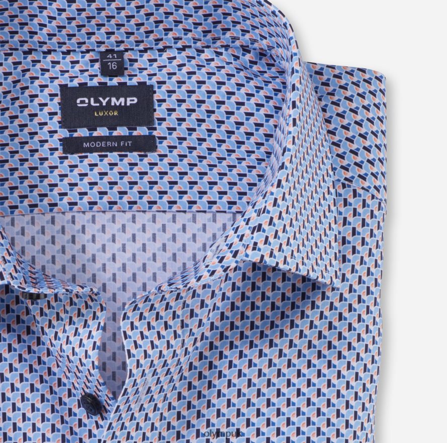 Clothing OLYMP Luxor Modern Fit, Business Shirt, Global Kent, Orange NZ22L1219