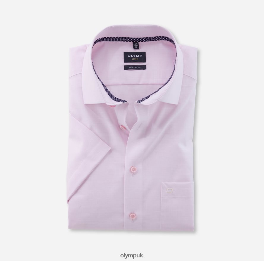 Clothing OLYMP Luxor Modern Fit, Business Shirt, Global Kent, Rose NZ22L1270