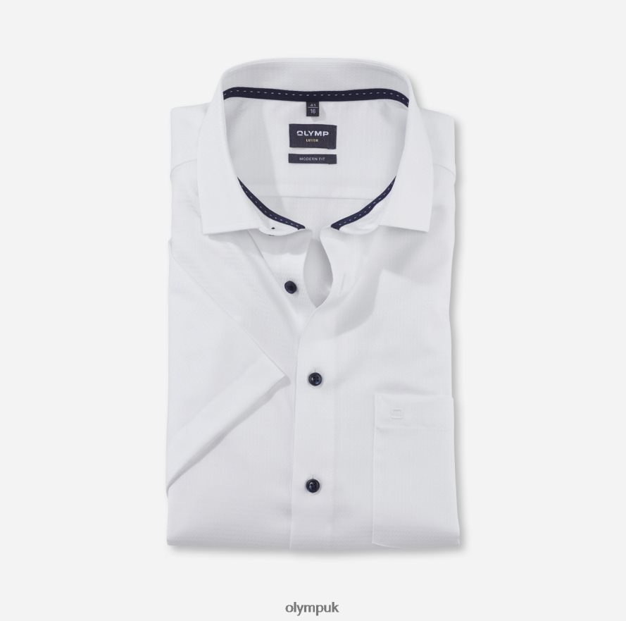 Clothing OLYMP Luxor Modern Fit, Business Shirt, Global Kent, White NZ22L920
