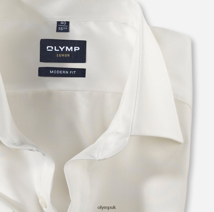 Clothing OLYMP Luxor Modern Fit, Business Shirt, New Kent, Beige NZ22L1390