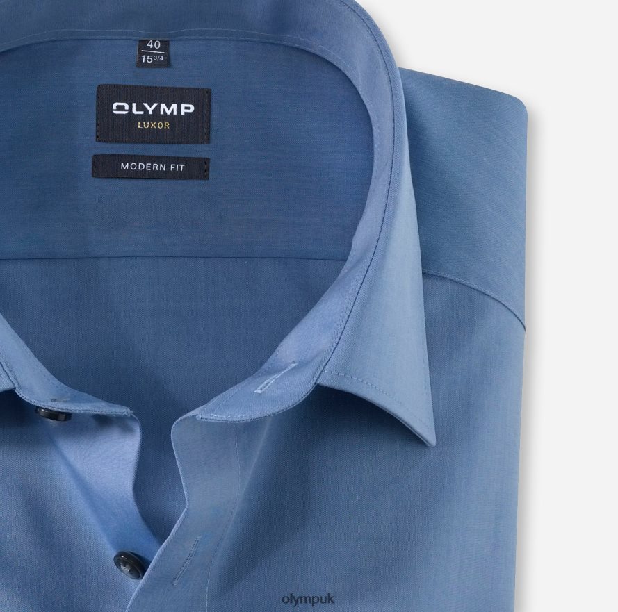 Clothing OLYMP Luxor Modern Fit, Business Shirt, New Kent, Blue NZ22L1387