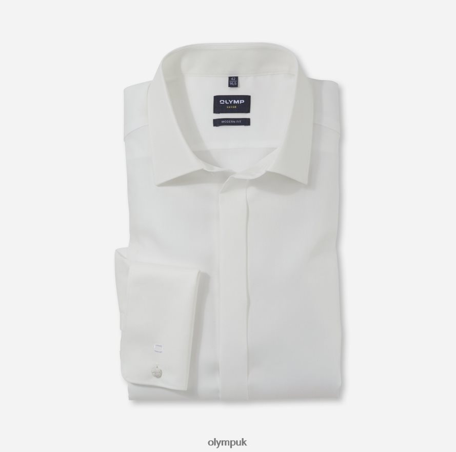 Clothing OLYMP Luxor Modern Fit, Business Shirt, New Kent, Light Beige NZ22L1350