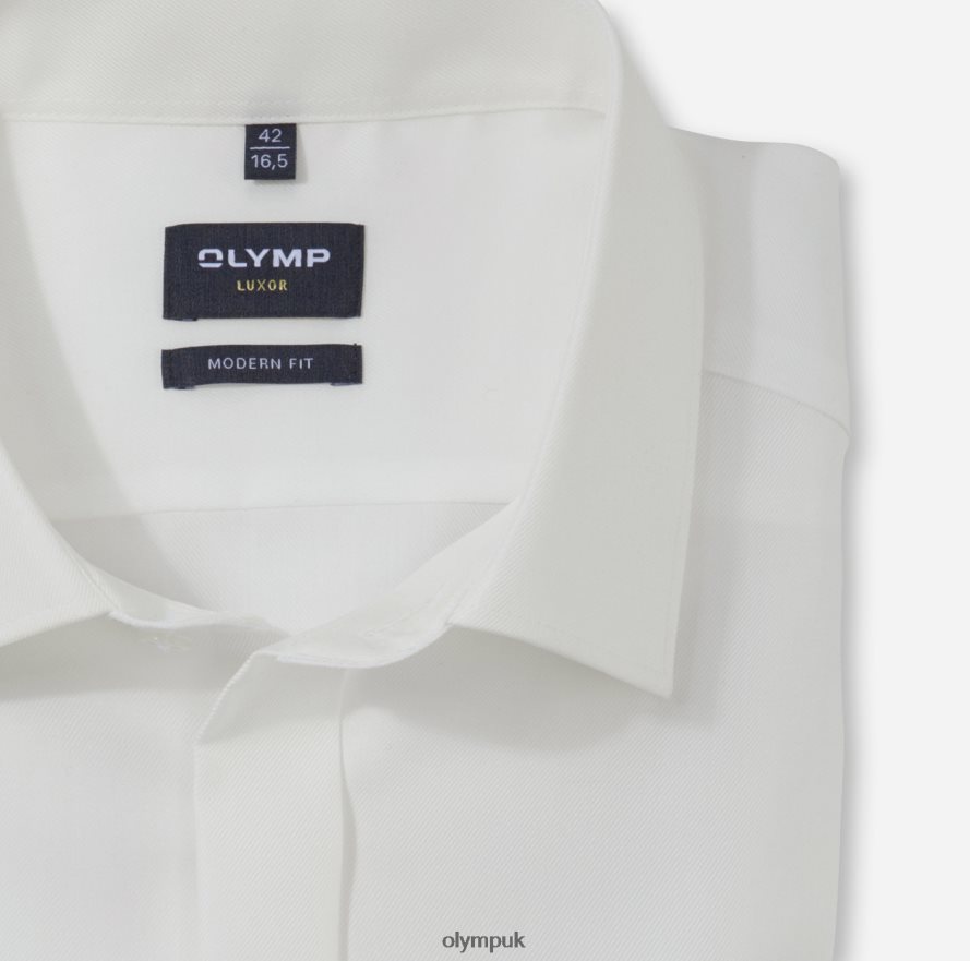 Clothing OLYMP Luxor Modern Fit, Business Shirt, New Kent, Light Beige NZ22L1350
