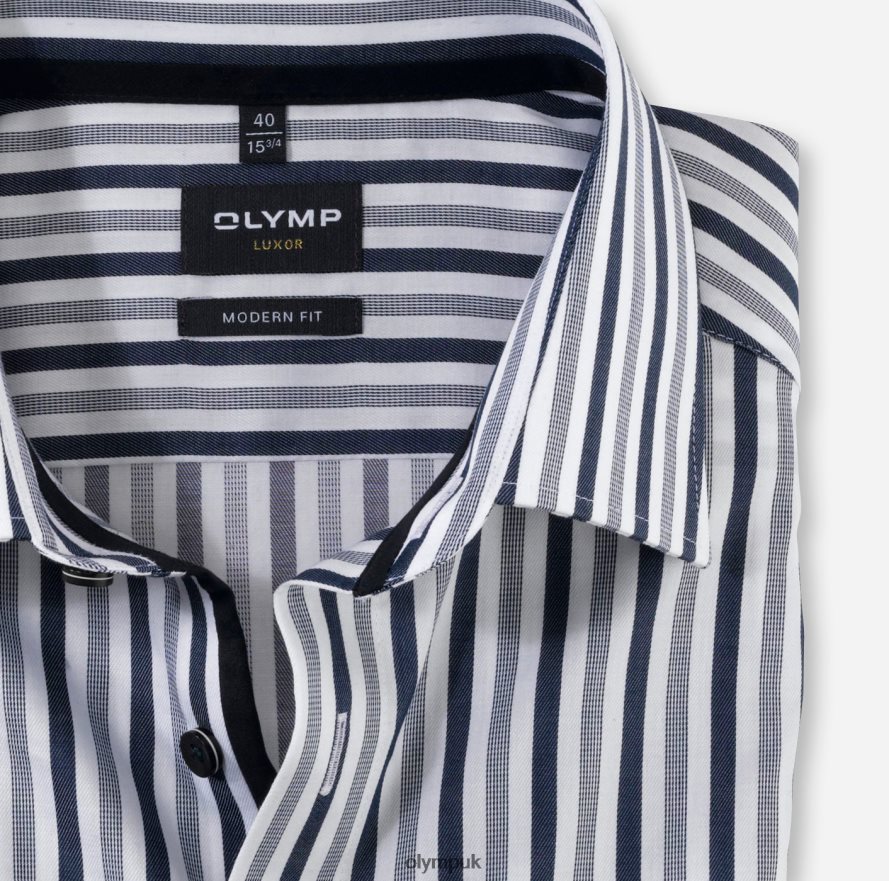 Clothing OLYMP Luxor Modern Fit, Business Shirt, New Kent, Marine NZ22L1250