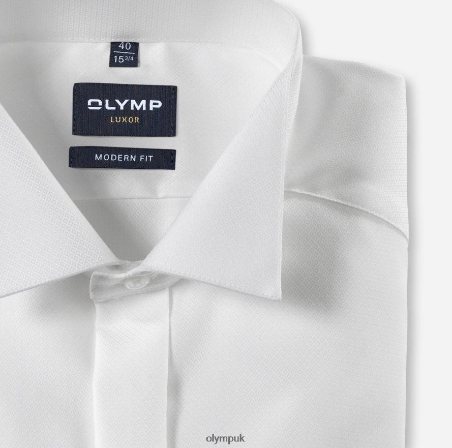 Clothing OLYMP Luxor Modern Fit, Business Shirt, Wing, Light Beige NZ22L1046