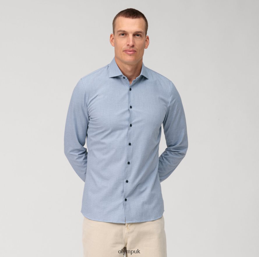 Clothing OLYMP No. Six 24/Seven Super Slim, Business Shirt, Kent, Bleu NZ22L79